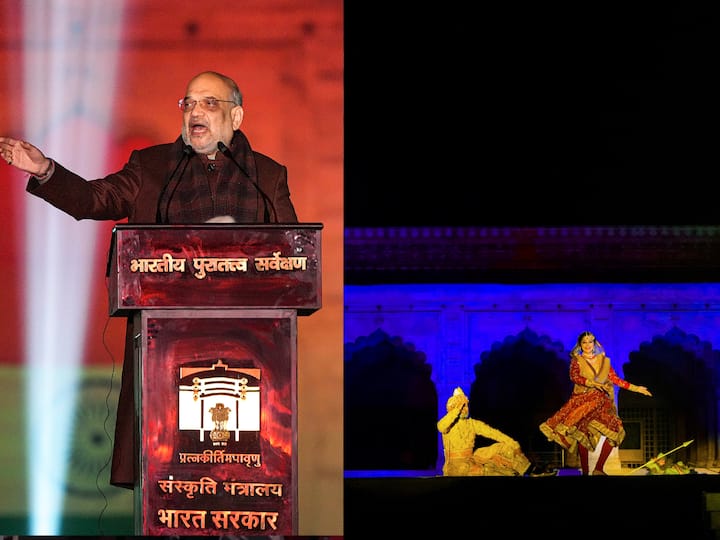  लाल किले में लाइट एंड साउंड शो भारतीय इतिहास को पुनर्जीवित करता है।  तस्वीरें देखें
